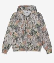 Obey Gothic Zip-Sweatshirt avec capuchon (dusty vintage wood camo)