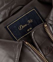 Dime Debossed Wavy Jacket (brown)