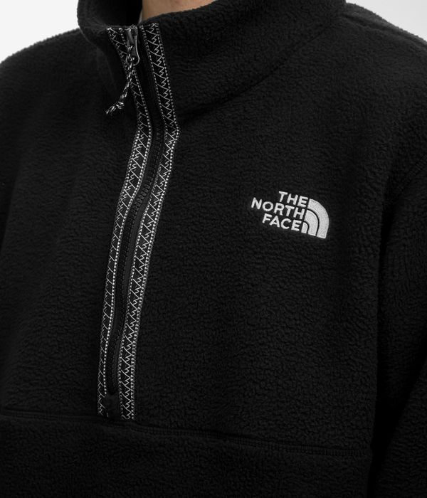 Black north face quarter zip best sale