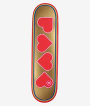 rave Lovefool 8.5" Skateboard Deck (gold)