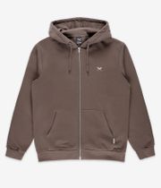 Iriedaily Mini Flag 2 Zip-Sweatshirt avec capuchon (mocca)