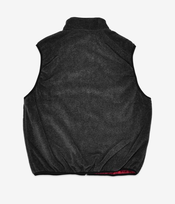 Pop Trading Company Reversible Vest (anthracite rio red)