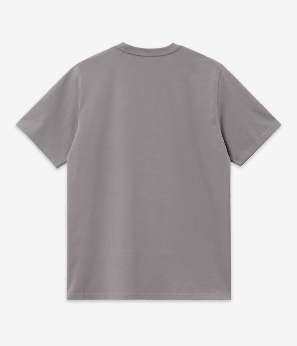 Carhartt WIP Script T-Shirt (shady grey dark navy)