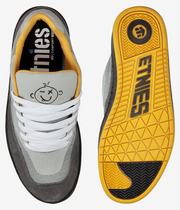 Etnies Snake Shoes (grey grey yellow)
