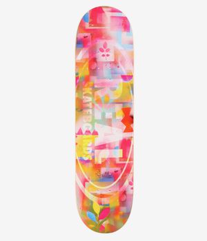 Real Team Acrylics 8.38" Planche de skateboard (multi)