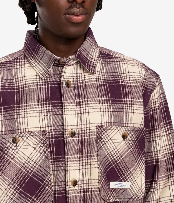 Element Hawthorne Shirt (plum perfect plaid)