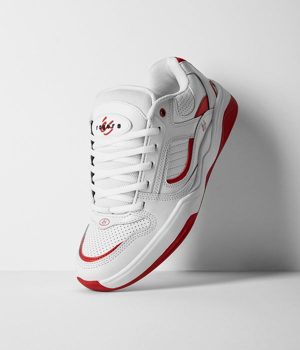 éS TJ Rogers Shoes (white red)