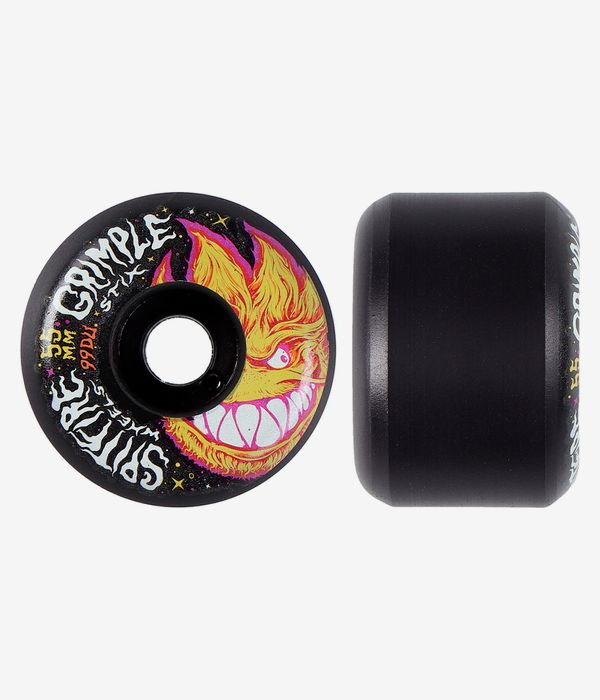 Spitfire x Grimple Stix Formula Four Grimplehead Lock In Full Wheels (black) 55 mm 99A 4 Pack