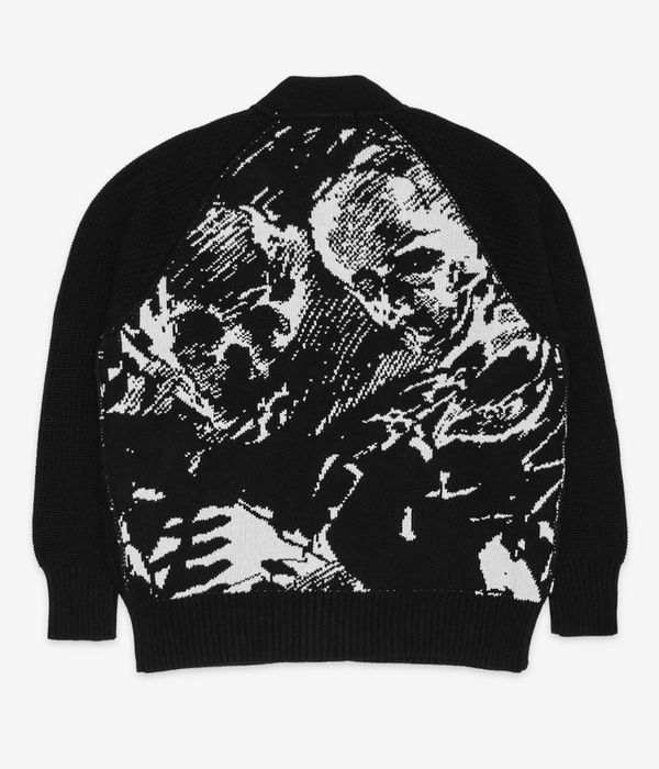 Fucking Awesome Here We Aren`t Strickjacke (black white)