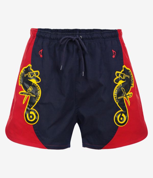 Iriedaily x Beatsteaks Shorts (navy red)