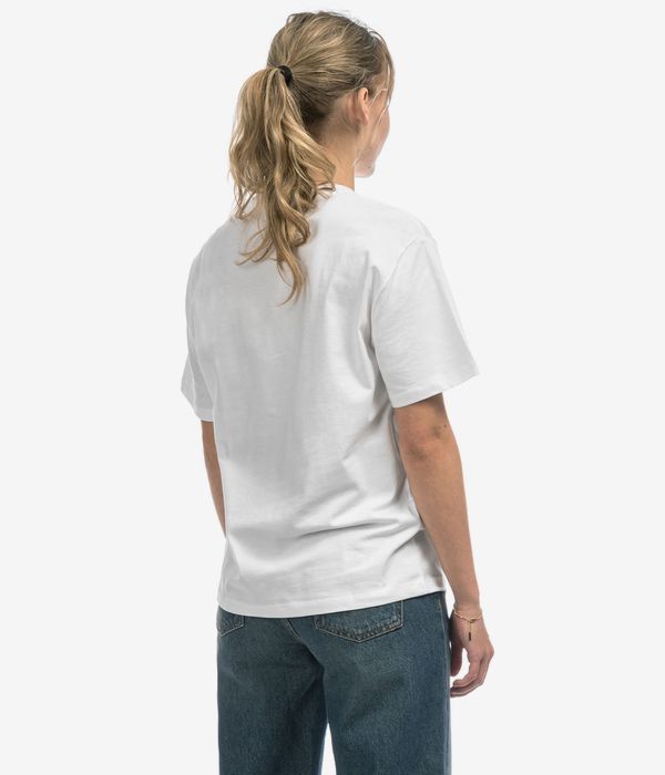 Carhartt WIP W' Chase Organic Camiseta women (white gold)