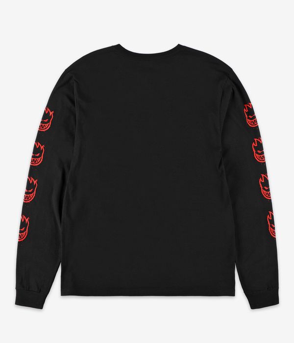 Spitfire Rough Scribble Bighead Longsleeve (black red)