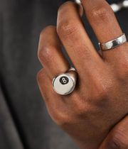 Twojeys 8 Ball Anello (silver)