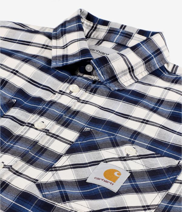 Carhartt WIP Tarbell Oxford Shirt (check dark navy white)