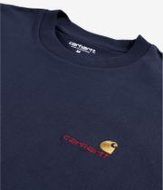 Carhartt WIP American Script Organic Camiseta (air force blue)