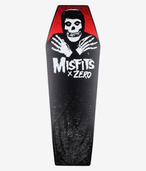 Zero x Misfits Fiend Coffin 10.5" Skateboard Deck (black)