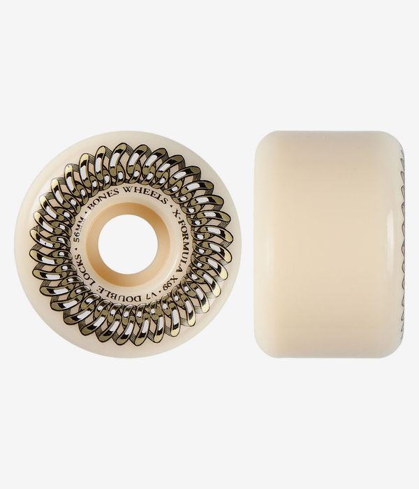 Bones X Formula Double Lock V7 Ruote (white) 56 mm 99A pacco da 4