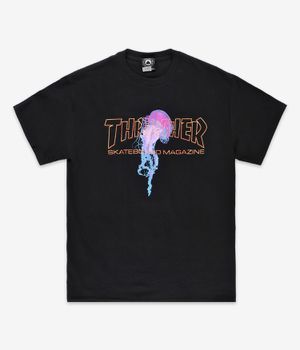 Thrasher Atlantic Drift T-Shirt (black orange)