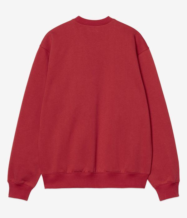 Carhartt WIP Basic Sweatshirt (cherry space)