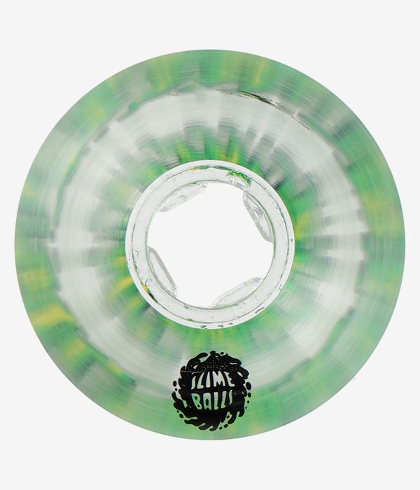Santa Cruz Mirror Vomits Slime Balls Wheels (clear green) 53 mm 99A 4 Pack