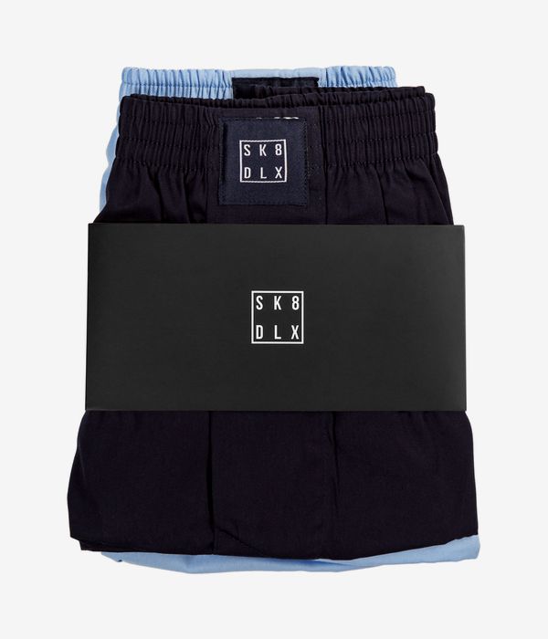 skatedeluxe Square Boxershorts (navy blue) 2 Pack