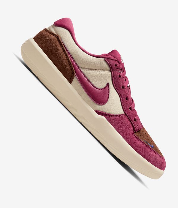 Nike SB Force 58 Shoes (pale ivory sweet beet fauna brow)