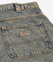 Dickies Madison Denim Shorts (yellow fade indigo)