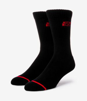 Antix Vaux Socks US 6-13 (black red)
