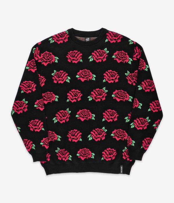 Santa Cruz Dressen Roses Knit Sweater (roses)