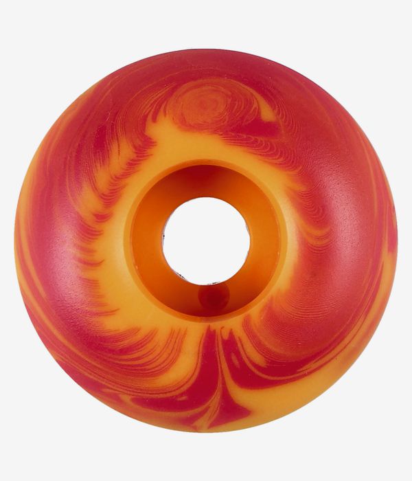 Spitfire Formula Four Multiswirl Classic Wheels (yellow red) 54mm 99A 4 Pack