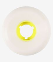skatedeluxe Retro Conical Rouedas (white yellow) 58mm 100A Pack de 4