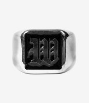 Wasted Paris Kingdom Signet Ring (silver black)