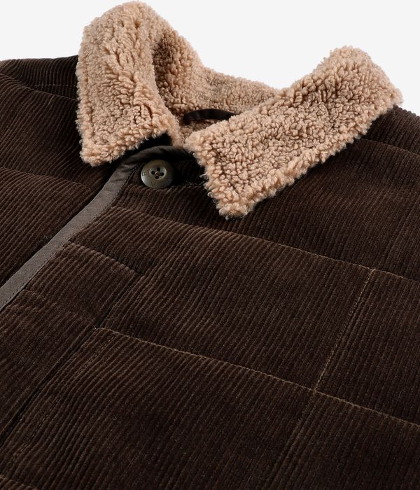 RVCA Surplus Sherpa Puffer Jacket (chocolate)