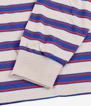 Brixton Vintage Stripe Polo-Shirt (electric blue flame whitecap)