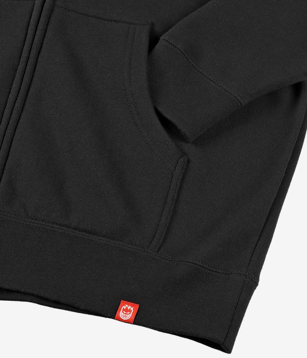 Spitfire Pentagram Drip Dbl Sudadera con cremallera (black red white)