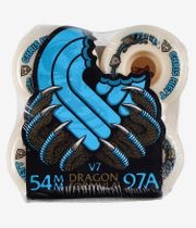 Powell-Peralta Dragons Chris Hiett V7 Symmetrical Medium Ride Wielen (offwhite) 54 mm 97A 4 Pack