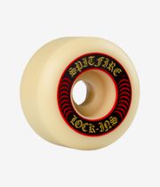 Spitfire Formula Four Lock Ins Roues (white red) 52mm 101A 4 Pack