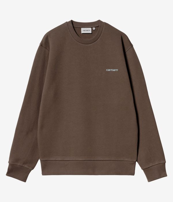 Carhartt WIP Script Embroidery Sweatshirt (liberica air sky)