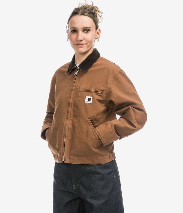 Carhartt WIP W' OG Detroit Organic Dearborn Jacket women (hamilton brown tobacco rinsed)