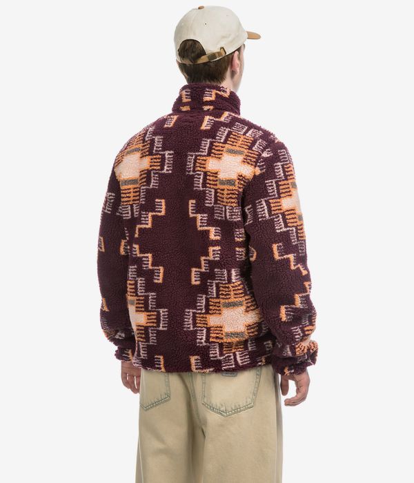 Brixton Artic Fleece Jacket (light cabernet)