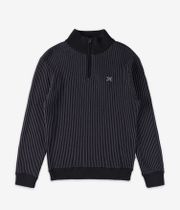 Iriedaily La Flag 1/4-Zip Felpa (black anthracite)