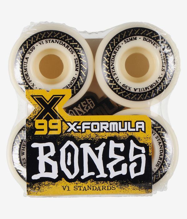 Bones X Formula V1 Standards Annuals Wheels (offwhite) 52 mm 99A 4 Pack