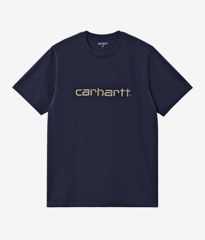 Carhartt WIP Script T-Shirt (deep night gentle green)