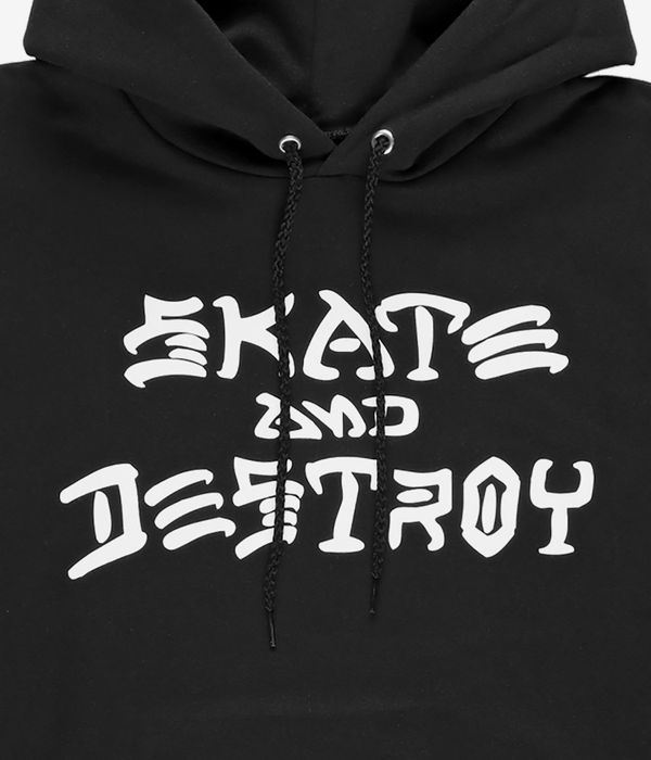 Thrasher Skate & Destroy Bluzy z Kapturem (black)