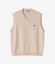 Carhartt WIP Madison Vest Sweatshirt (fleur de sel black)