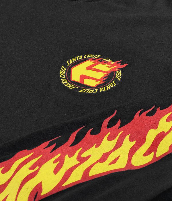Etnies x Santa Cruz Flame Top z Długim Rękawem (black)