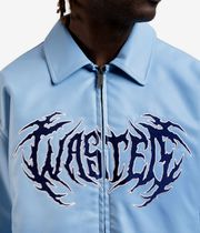 Wasted Paris Prey Varsity Jacket (light blue)