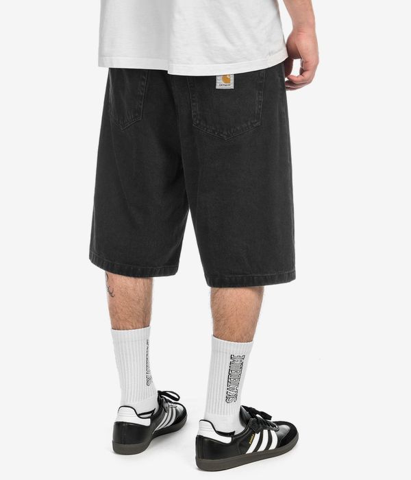 Carhartt WIP Landon Robertson Shorts (black stone washed)