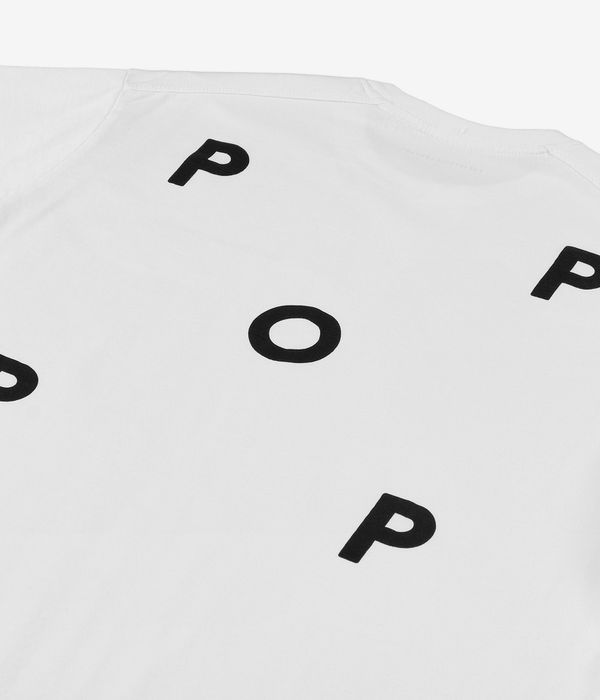 Pop Trading Company Logo T-Shirt (white black)