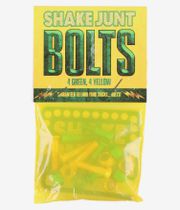 Shake Junt Bag-O-Bolts 7/8" Set de vis (green yellow) allen Flathead (tête fraisée)